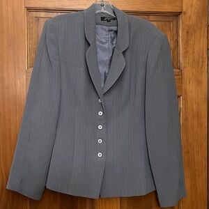 Giorgio Sant'Angelo Gray Pinstripe Pants Suite(blazer and pants)